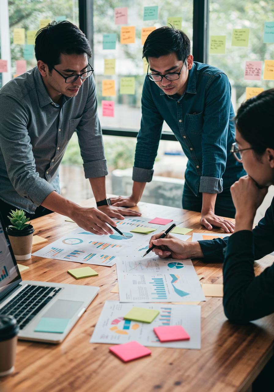 People working together in Miss Marketer